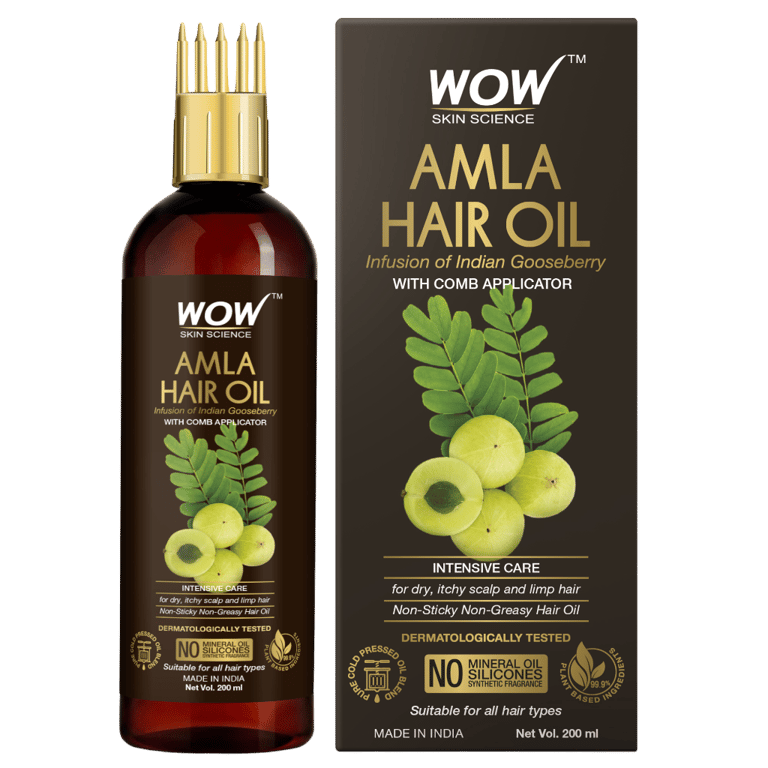 Amla Hair Oil With Comb Strengthens & Nourishes Hair