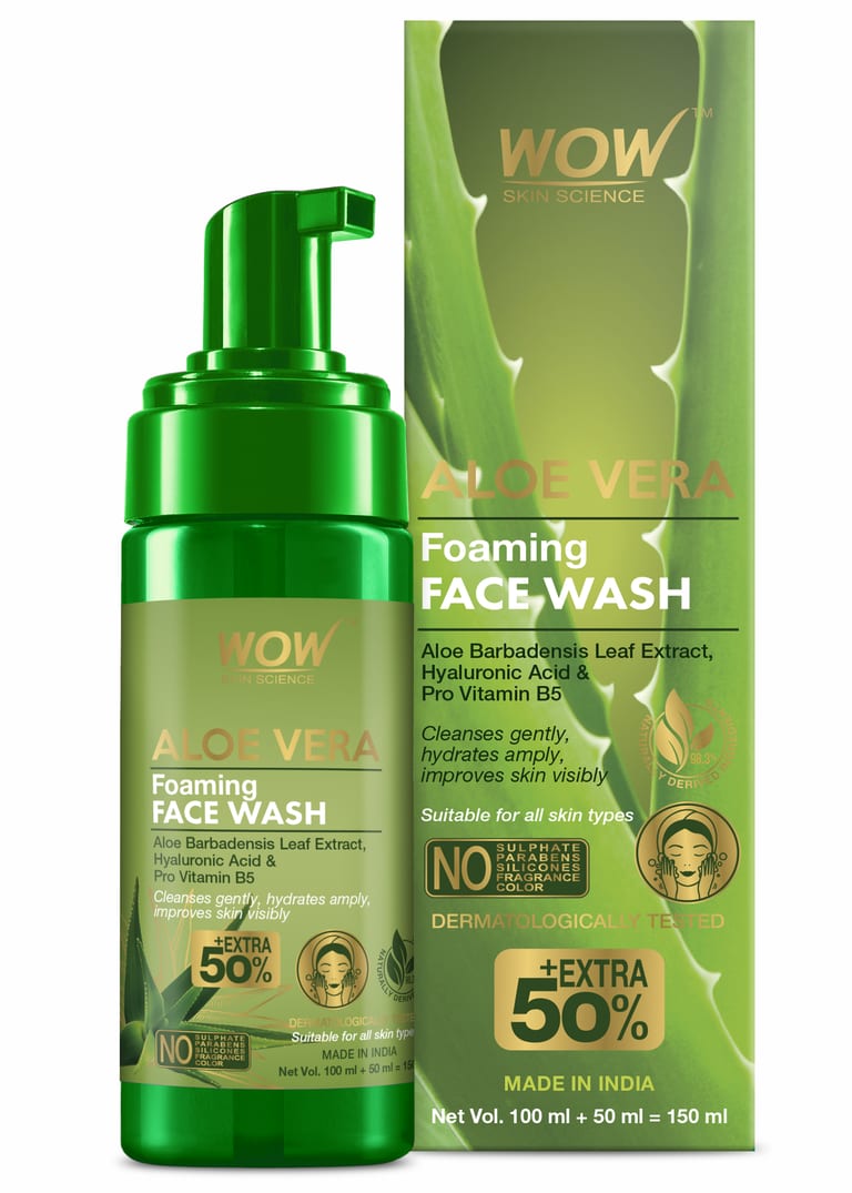 Aloe Vera Face Wash Gentle Hydration & Antioxidant Cleansing