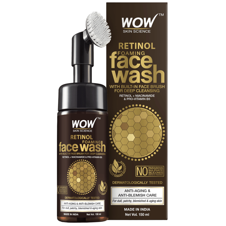 Retinol Foaming Face Wash Revitalises Skin & Reduces Age Spots