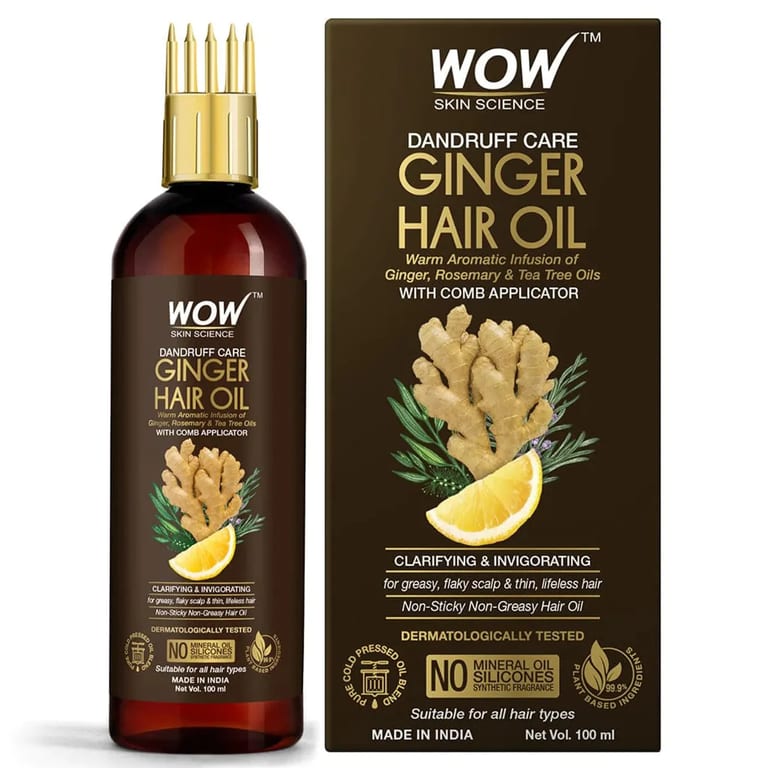 Ginger Hair Oil Dandruff Control & Scalp Care