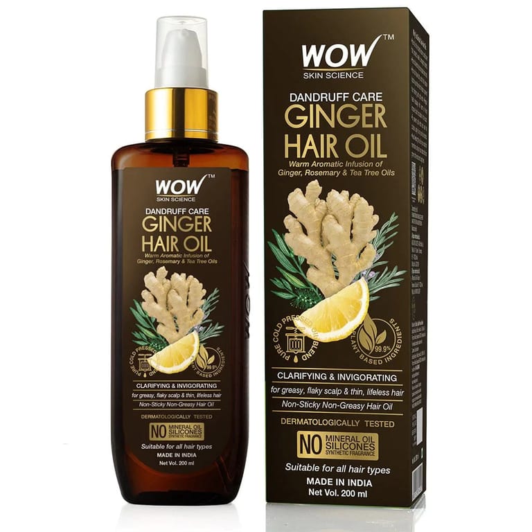 Ginger Hair Oil Dandruff Control & Scalp Care