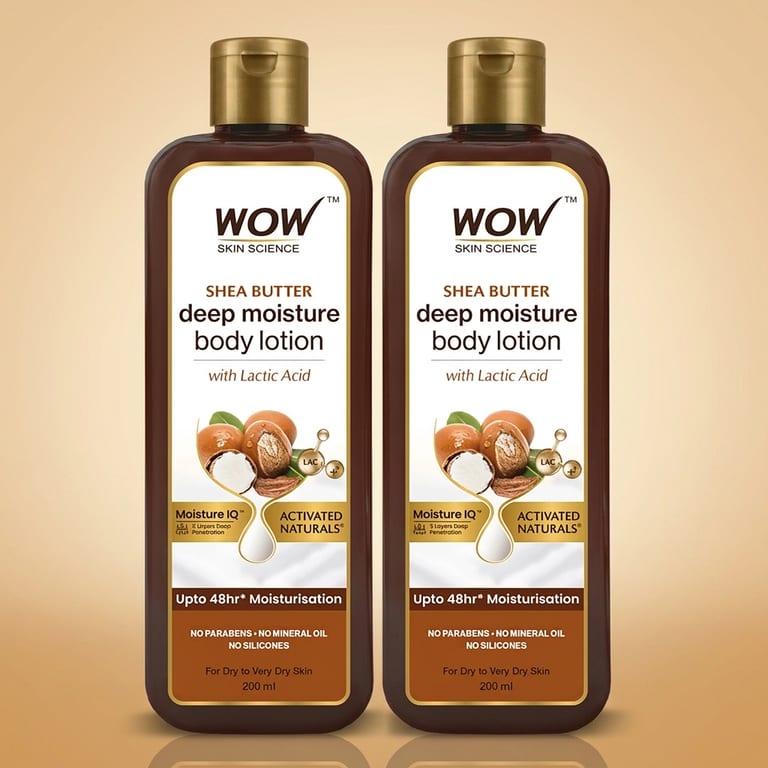 Shea & Cocoa Butter Lactic Acid Body Lotion Deep, Long-Lasting