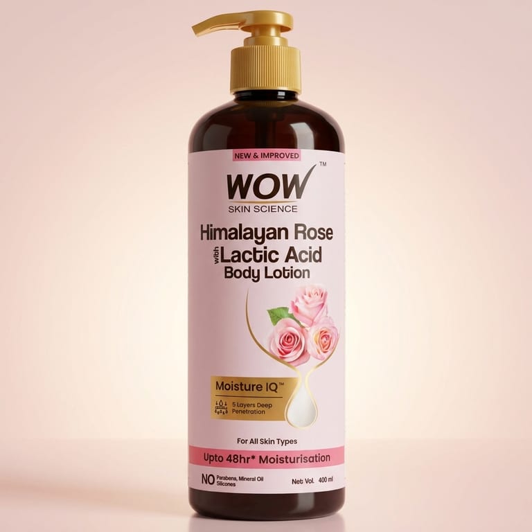 Himalayan Rose With Lactic Acid Body Lotion Hydrating & Smoothing