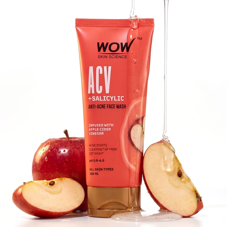 Apple Cider Vinegar Foaming Face Wash Clear, Glowing Skin