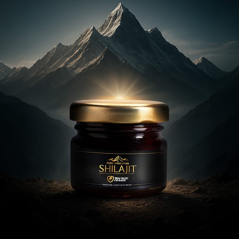 Himalayan Shilajit Resin Boosts Vitality & Stamina