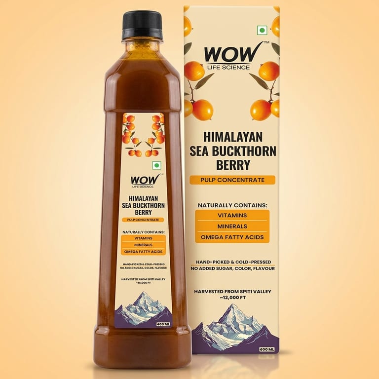 Himalayan Sea Buckthorn Berry Pulp Concentrate Nutrient-Dense
