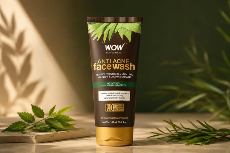 Oil-Free Anti Acne Face Wash Gentle Cleanse for Sensitive Skin