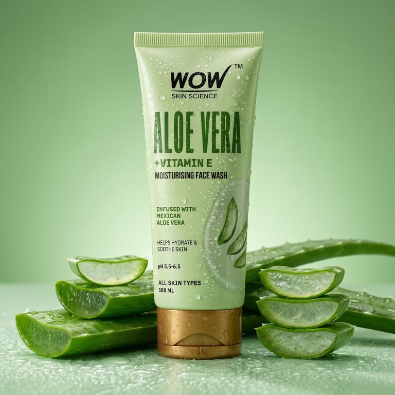 Aloe Vera Hydrating Face Wash Deep Moisture Cleanse