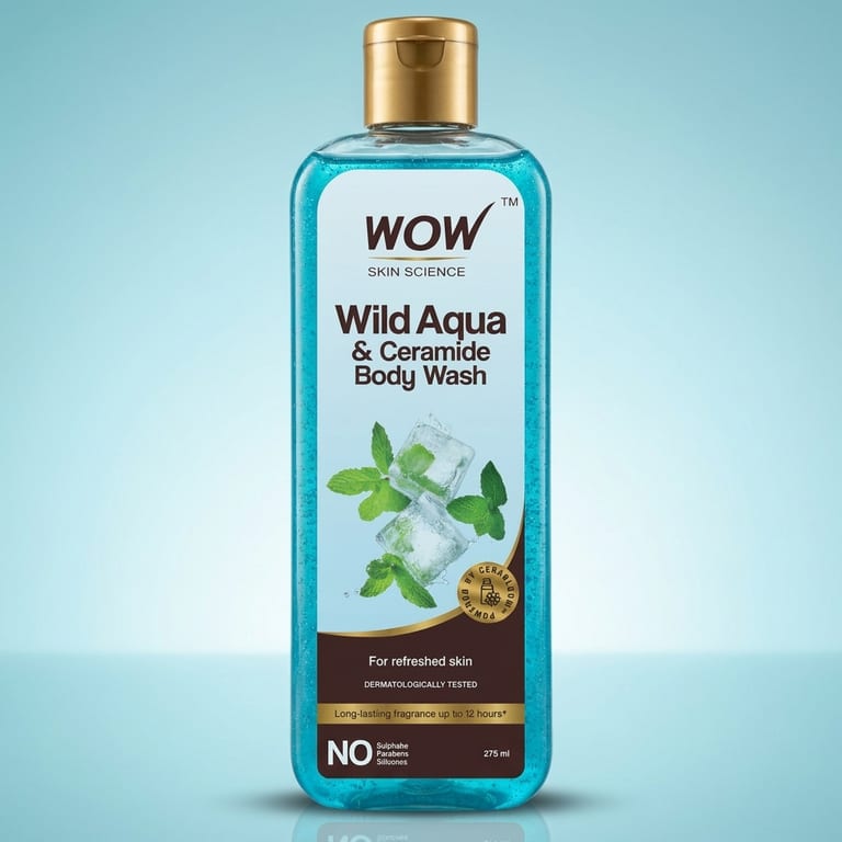 Wild Aqua & Ceramide Body Wash Energizes & Purifies Skin
