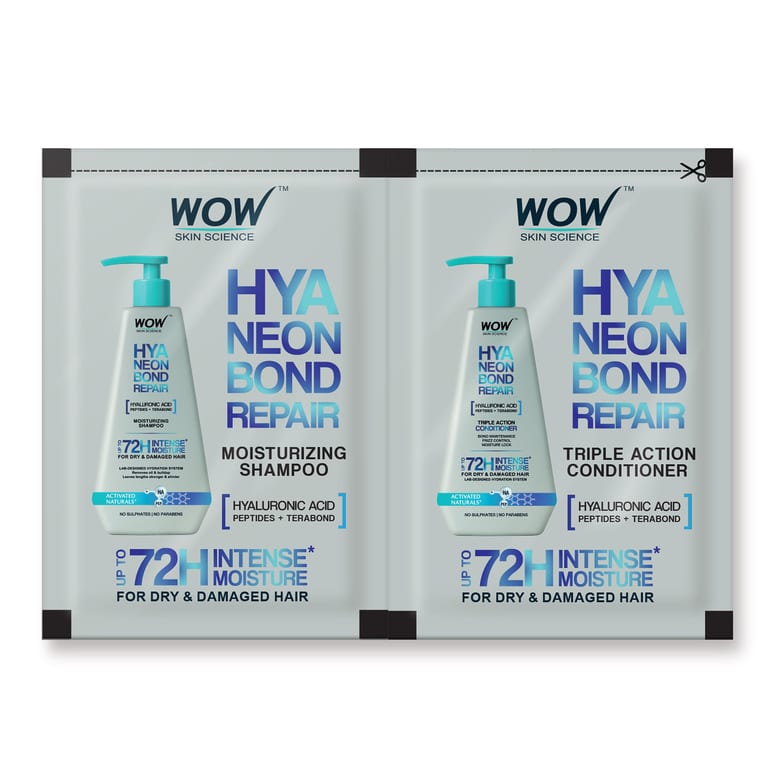Hyaneon Bond Repair Shampoo + Conditioner Sachet Pack of 3