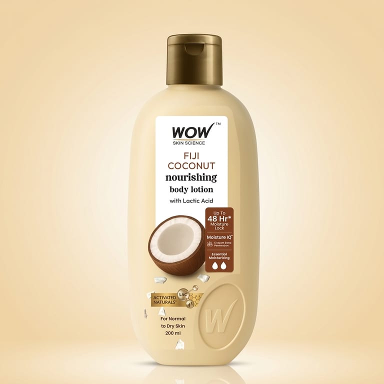 Fiji Coconut Body Lotion with Lactic Acid Smooth, Hydrated Skin