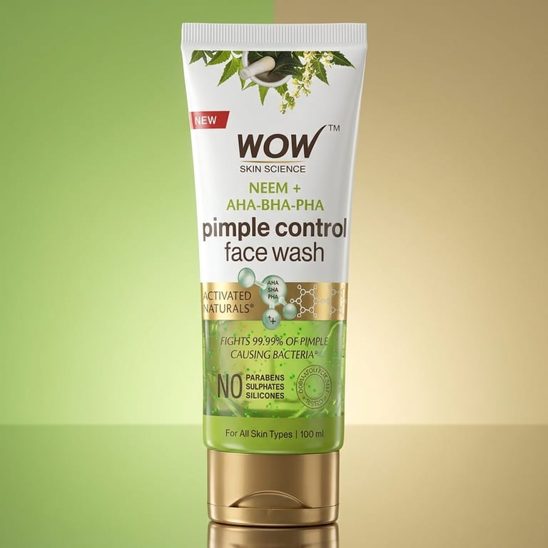 Neem AHA-BHA-PHA Pimple Control Gel Face Wash Purify & Soothe