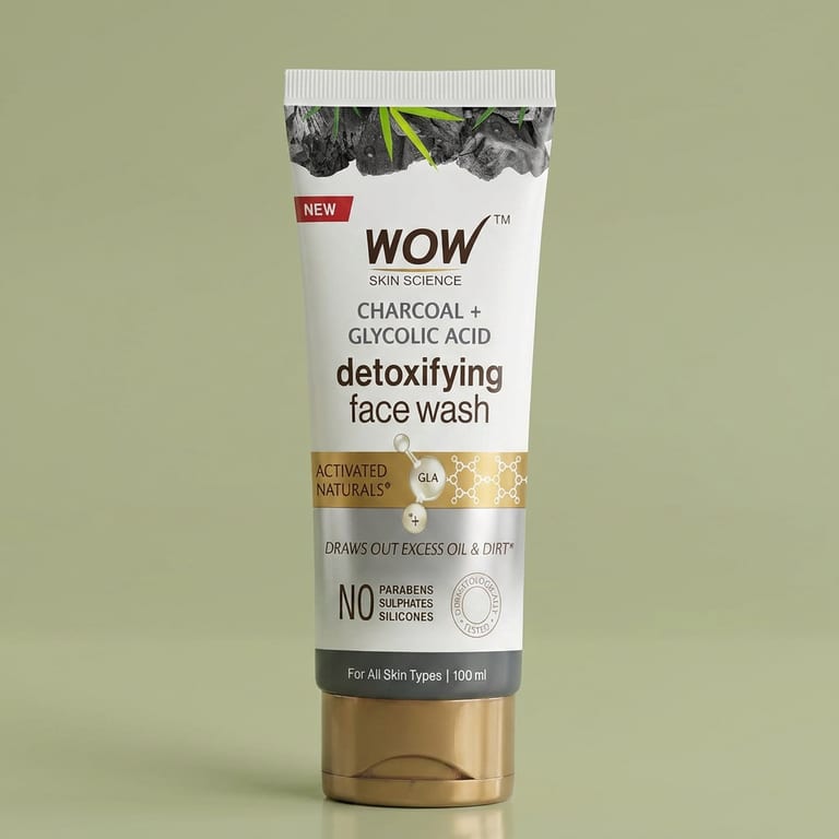 Activated Charcoal Face Wash Deep Cleansing & Oil Control