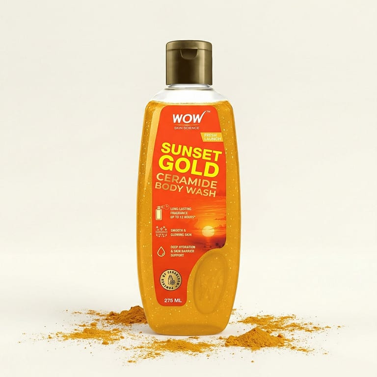 Sunset Gold Ceramide Body Wash Brightening Radiance