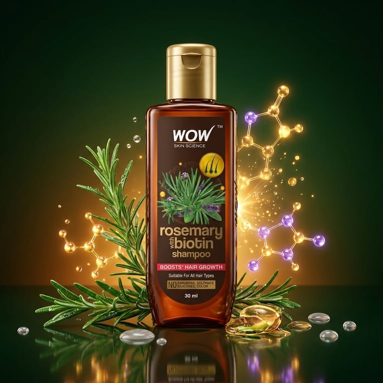 Rosemary Biotin Shampoo 30 ml Pack of 3