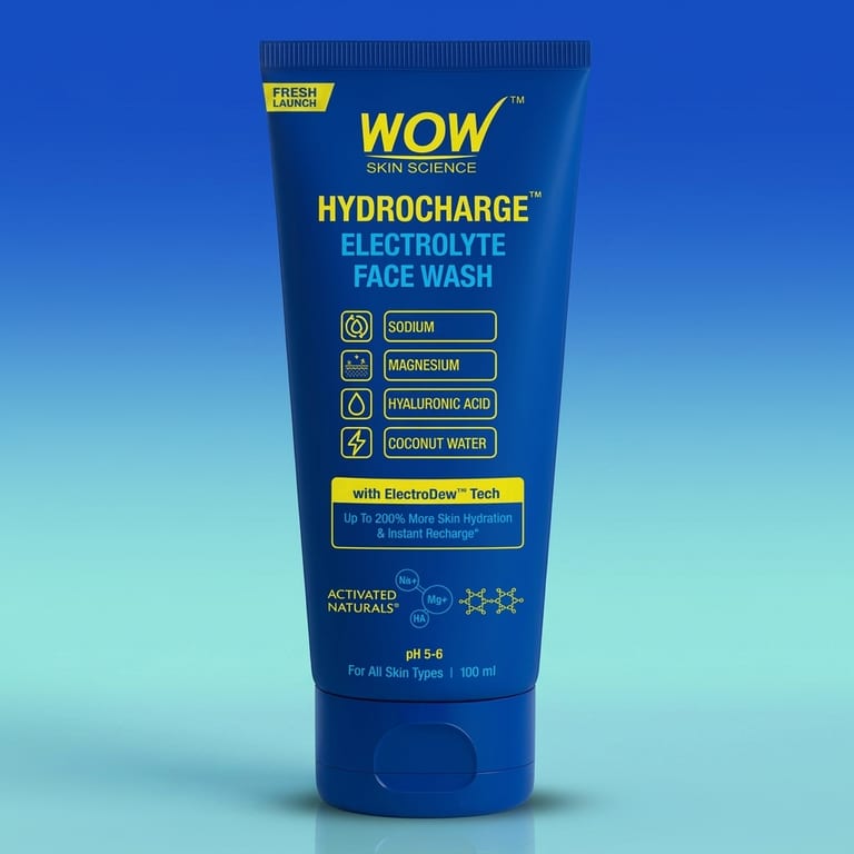 HydroCharge Electrolyte Face Wash Deep Hydration Cleanser