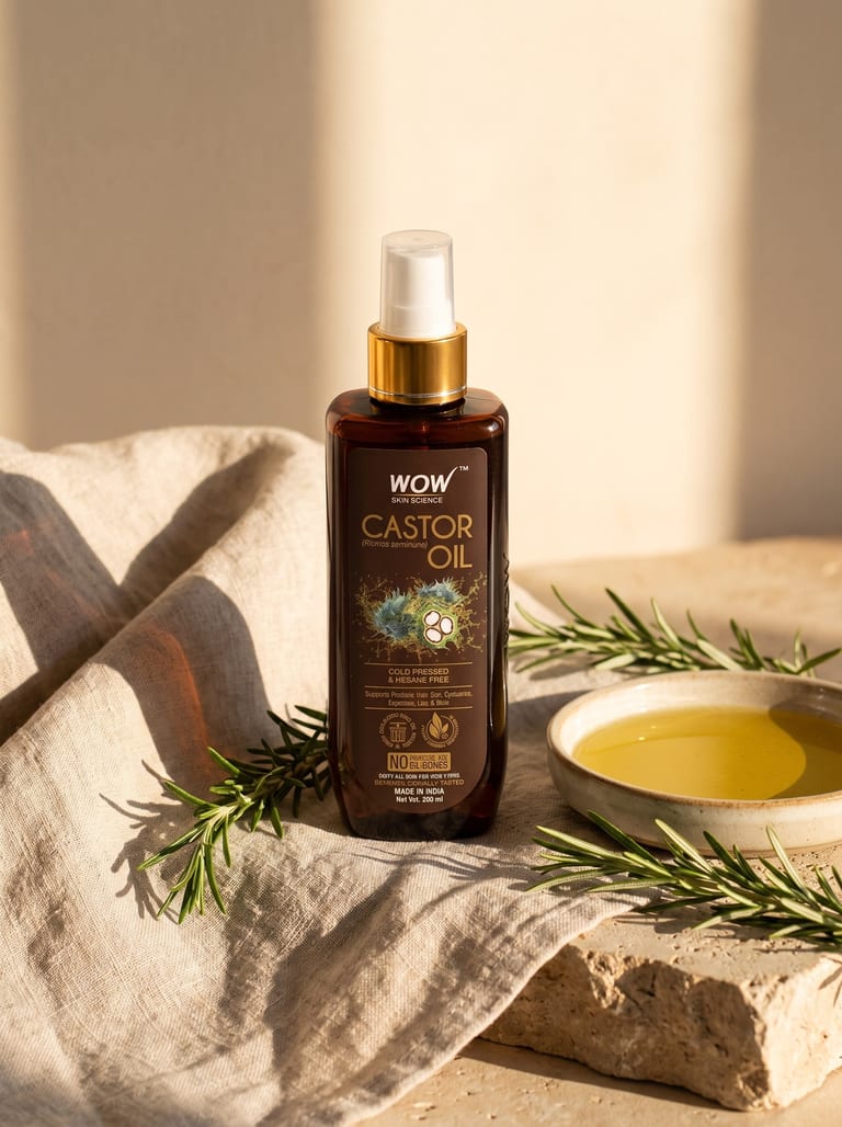 Castor Oil Pure Hexane Free Stronger Hair, Skin & Nails