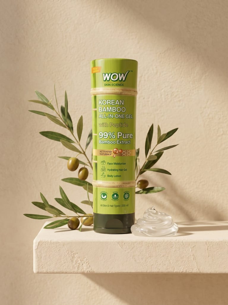 Korean Bamboo Gel Lightweight Hydration for Skin & Hair