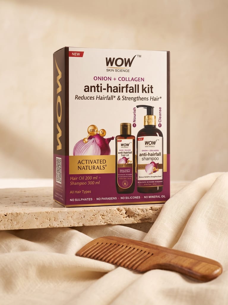 Onion Black Seed Hair Oil Kit Stronger, Fuller Hair