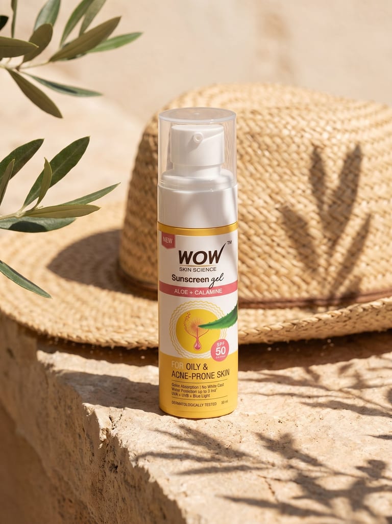 Sunscreen Gel SPF 50 PA++++ Matte Finish Sun Protection for Oily