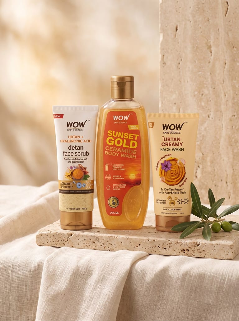 Ubtan Glow & Care Trio Radiant, Even-Toned Skin