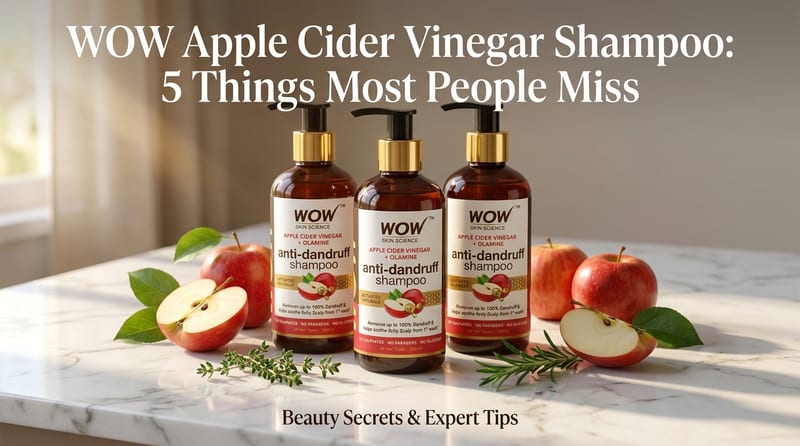 WOW Apple Cider Vinegar Shampoo: ৫টি জিনিস যা বেশিরভাগ মানুষ মিস করে