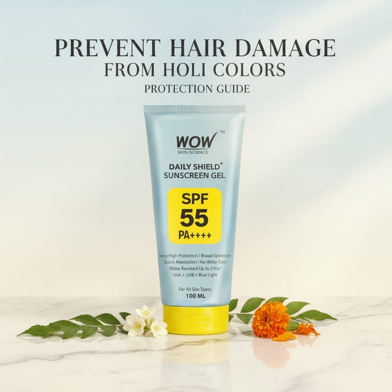 Prevent Hair Damage from Holi Colors: Protection Guide