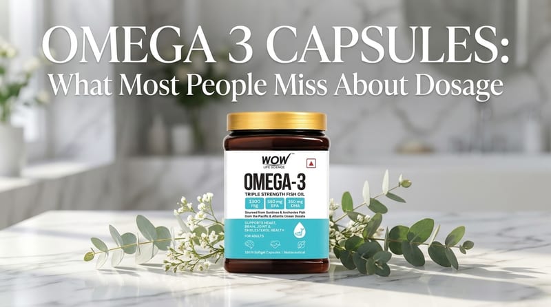 Omega 3 Capsules: What Most People Miss About Dosage