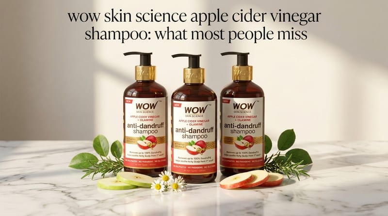 wow skin science apple cider vinegar shampoo: what most people miss