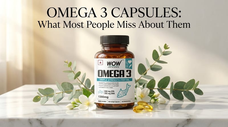 Omega 3 Capsules: What Most People Miss About Them