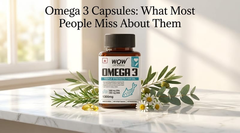 Omega 3 Capsules: What Most People Miss About Them