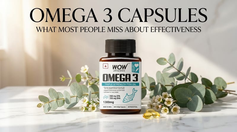 Omega 3 Capsules: What Most People Miss About Effectiveness