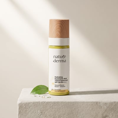 Hydrating Hyaluronic Acid Tinted Sunscreen SPF 50 PA++++ with Natural Biome-Boost™ Solution - 50 ml