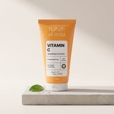 Nature Derma Vitamin C Brightening Face Wash -175 ml