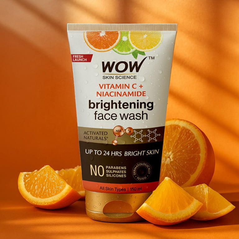 Vitamin C & Niacinamide Brightening Face Wash Brighter, Even-Toned