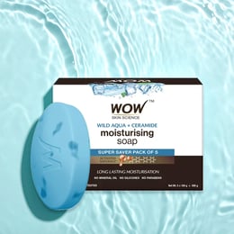 Wild Aqua & Ceramide Moisturizing Soap Cooling Cleanse & Deep Moisture