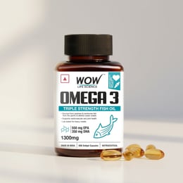 Omega-3 Fish Oil Capsules Heart, Brain & Skin Support