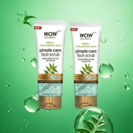 Neem & Hyaluronic Acid Face Scrub Pimple Control & Skin Hydration