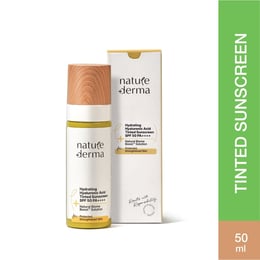 Hydrating Hyaluronic Acid Tinted Sunscreen SPF 50 PA++++ with Natural Biome-Boost™ Solution - 50 ml