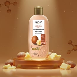 African Shea Body Lotion with Lactic Acid Comforts & Softens Dry Skin