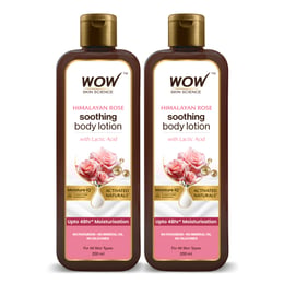 Himalayan Rose With Lactic Acid Body Lotion Calms & Moisturises Dry