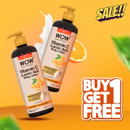 WOW Vitamin C Body Lotion Brightens & Hydrates Skin
