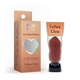 Lip Dew Potion Toffee Glow Lip Gloss Hydrating Gloss with Warm Toffee