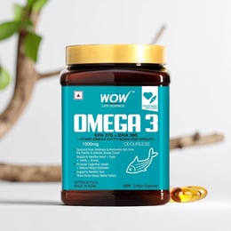 Omega-3 Fish Oil Capsules Heart & Brain Health Support