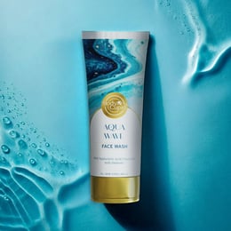 Aqua Wave Face Wash with Aloe Vera & Hyaluronic Acid - 100 ml