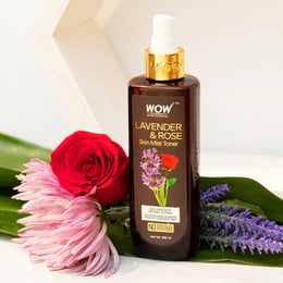 Lavender & Rose Hydrosol Toner Hydrates & Balances Skin