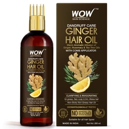 Ginger Hair Oil Dandruff Control with Comb Applicator