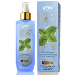 Cool Mint Hair Oil with Comb Applicator Cooling Scalp Care for All
