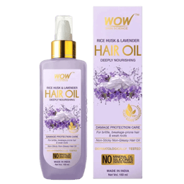 Rice Husk & Lavender Hair Oil Nourishes & Strengthens Hair