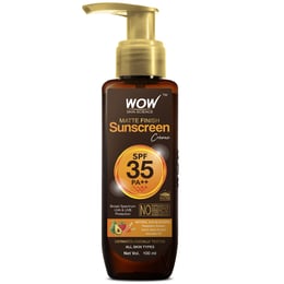 WOW Matte Sunscreen SPF 35 PA++ Broad-Spectrum UVA/UVB & Pollution